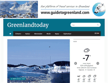 Tablet Screenshot of greenlandtoday.com